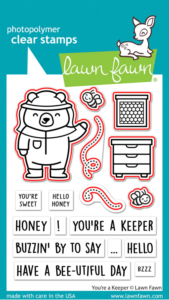 You're a keeper Stamps and Dies Bundle by Lawn Fawn